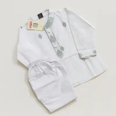 Picture of fasionable baby panjabi set styles baccha panjabi set