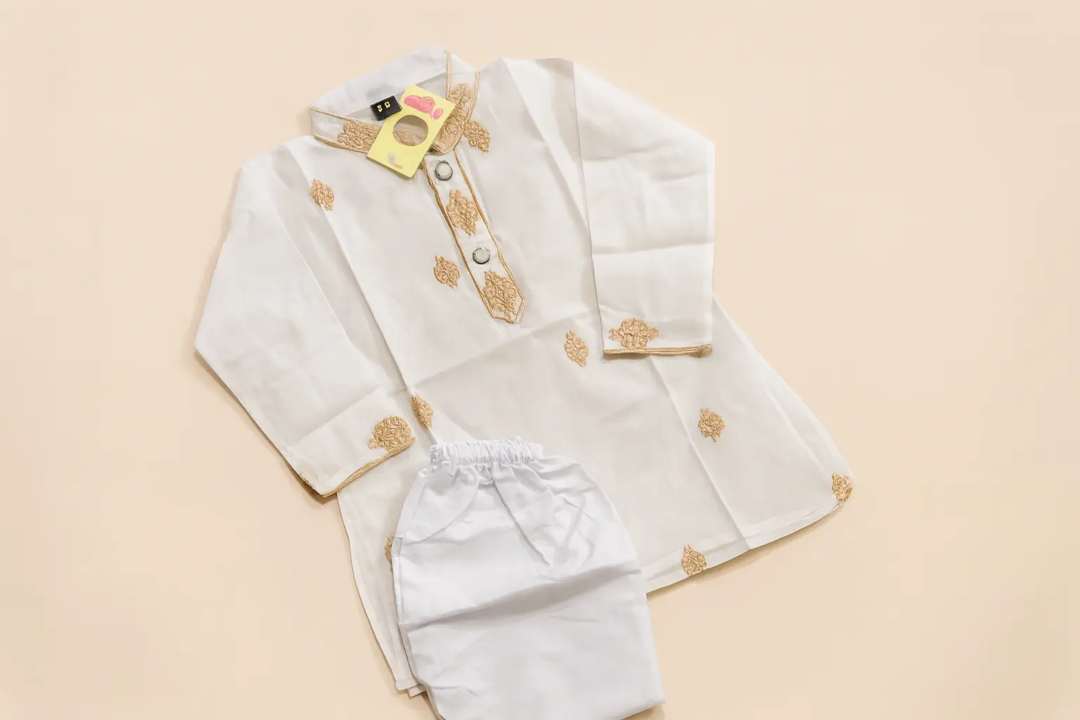 Picture of fasionable baby panjabi set styles baccha panjabi set