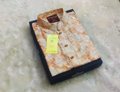 Picture of Mens rongdhonu fasionable panjabi