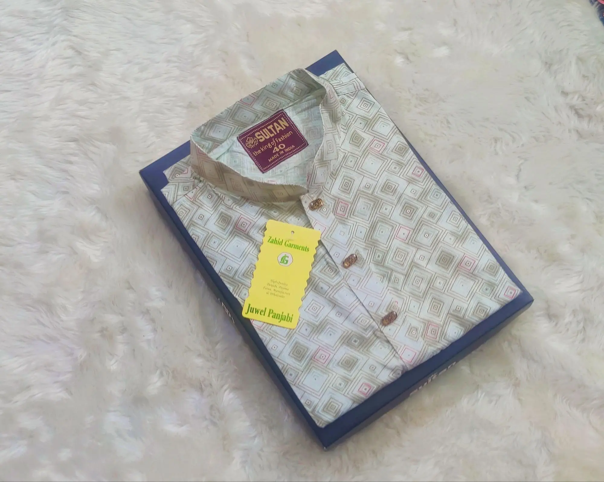 Picture of Mens rongdhonu fasionable panjabi