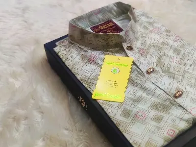 Picture of Mens rongdhonu fasionable panjabi