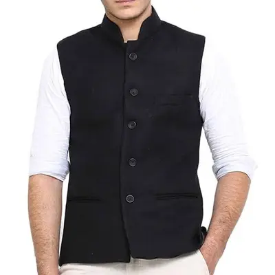 Picture of Mens Fasionable coats black waistecoat