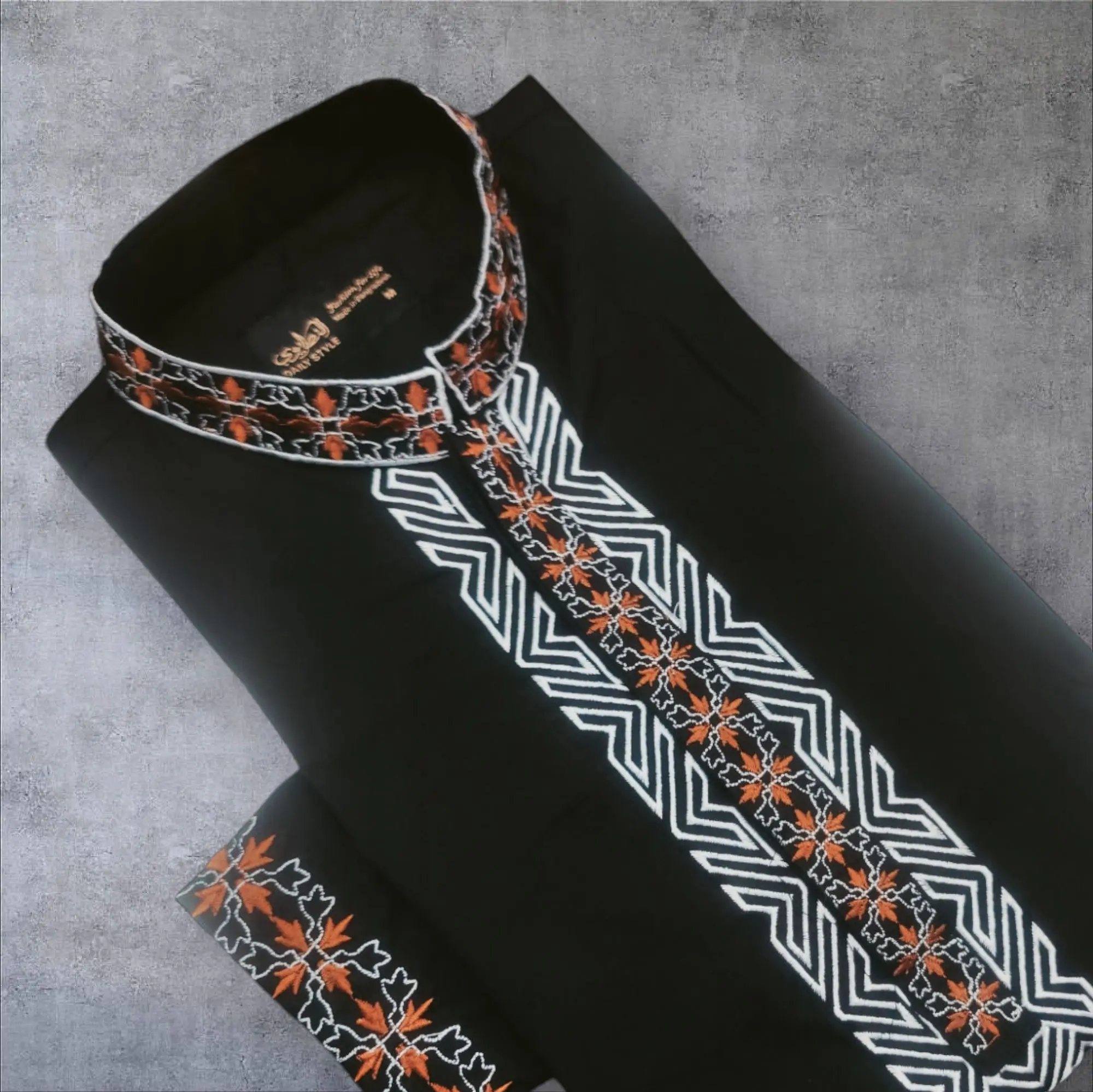 Picture of Eid special said work Slim fitinig new premium panjabi for mens