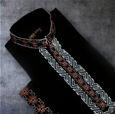 Picture of Eid special said work Slim fitinig new premium panjabi for mens