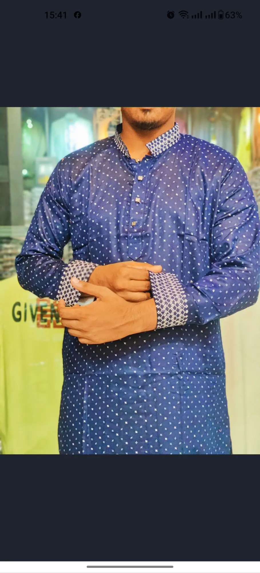 Picture of Mens new premium two in hata panjabi