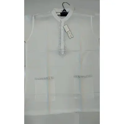 Picture of White Colour Mens Fotua Fashionable Mens Fotua Summer Special Mens Fotua - Panjabi - Panjabi For Men - Panjabi - Panjabi - Panjabi