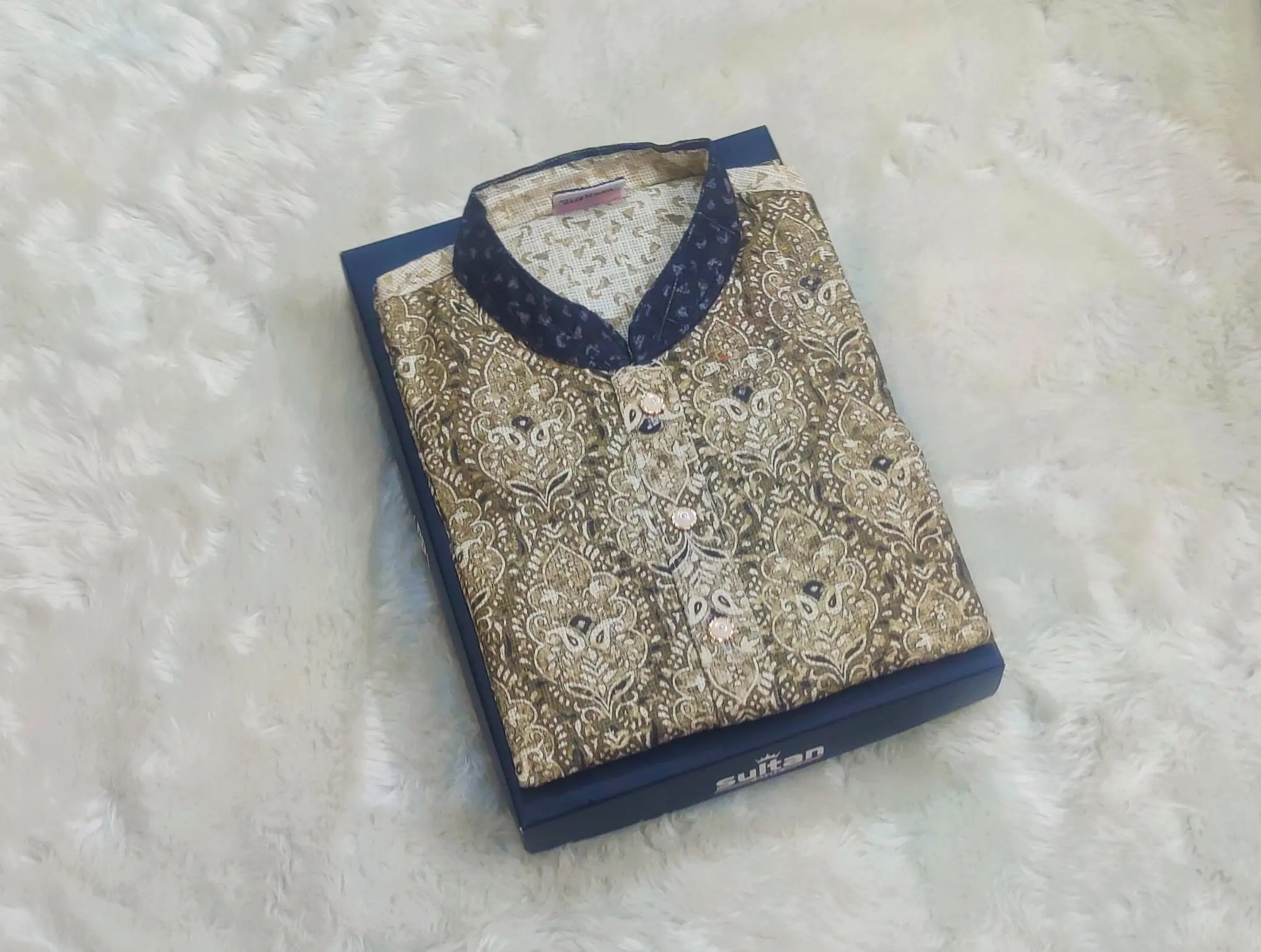 Picture of The Semilong Designs Super Cotton Fabric Panjabi - Panjabi - কাপল ড্রেস শাড়ি