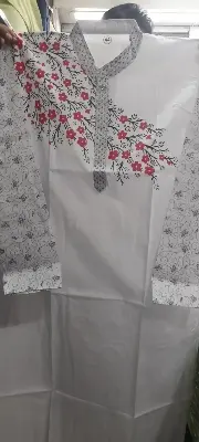 Picture of Premium cotton solid colour design panjabi for mens