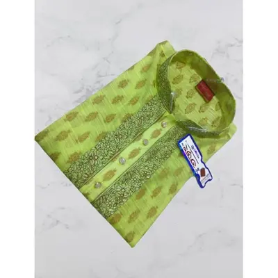 Picture of Semilong  Fashionable Mens New Desing Panjabi Eid Spcialist - Panjabi