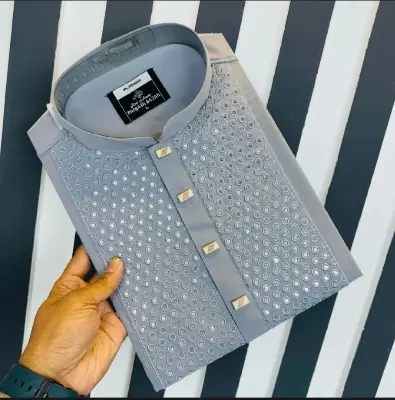 Picture of Mens Semilong Panjabi New Panjabi For Men New Design Panjabi In 2024 - কাপল ড্রেস শাড়ি