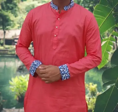 Picture of Exclusive Mens new premium design semilong panjabi