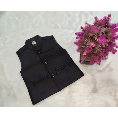 Picture of Fashionable balck colour kids kuti