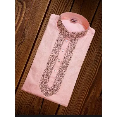 Picture of Indians cotton febric semilong Mens panjabi