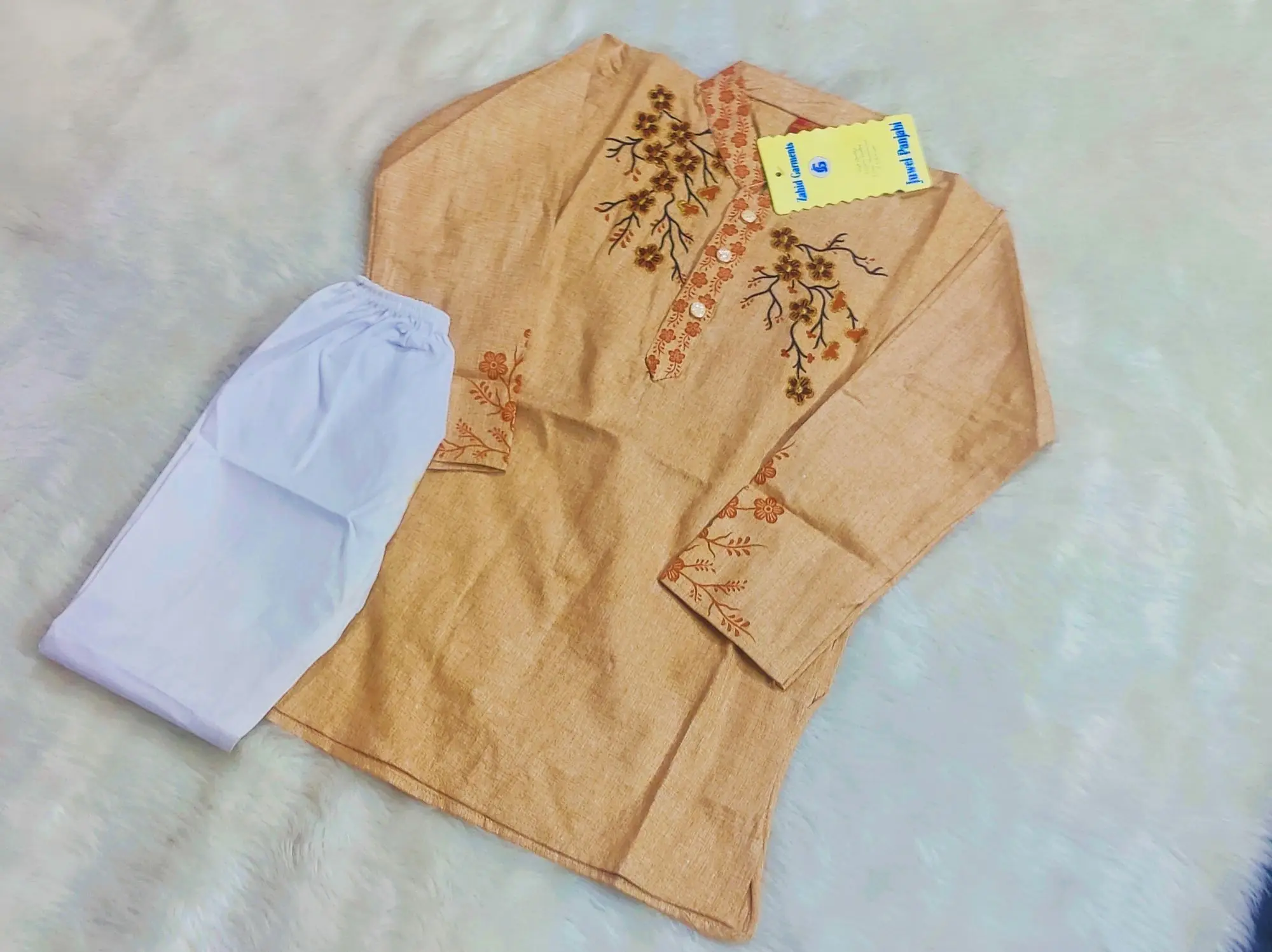 Picture of Eid ul fitor special  baby panjabi set cotton febric panjabi set for kids