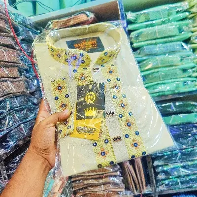 Picture of Premium cotton mens panjabi eid special panjabi fine cotton panjabi for men