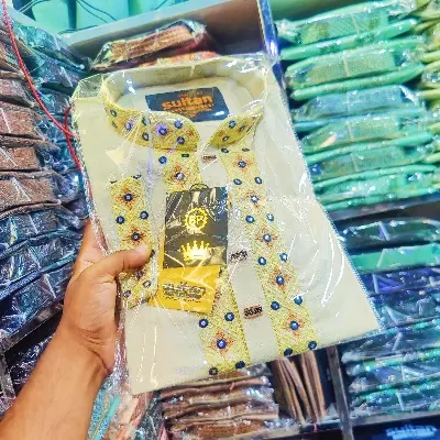 Picture of Premium cotton mens panjabi eid special panjabi fine cotton panjabi for men