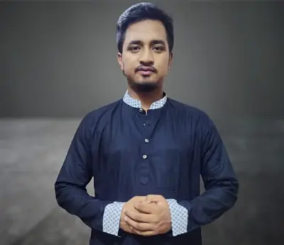 Picture of Cotton Fashion semilong panjabi for men solid colour panjabi for mens