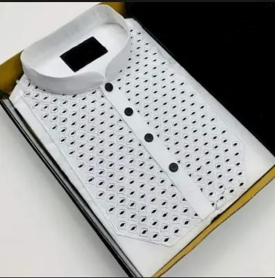 Picture of Super duper viral semilong eid spcial solid colour mens premium panjabi (stich febric)