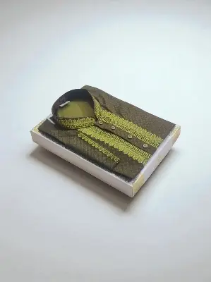 Picture of Baby pink colour semilong panjabi for mens baby pink lover for mens super cotton