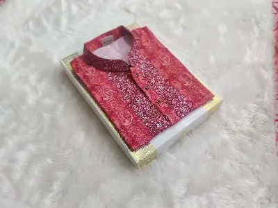 Picture of jekect print high quality mens panjabi comfort for summer