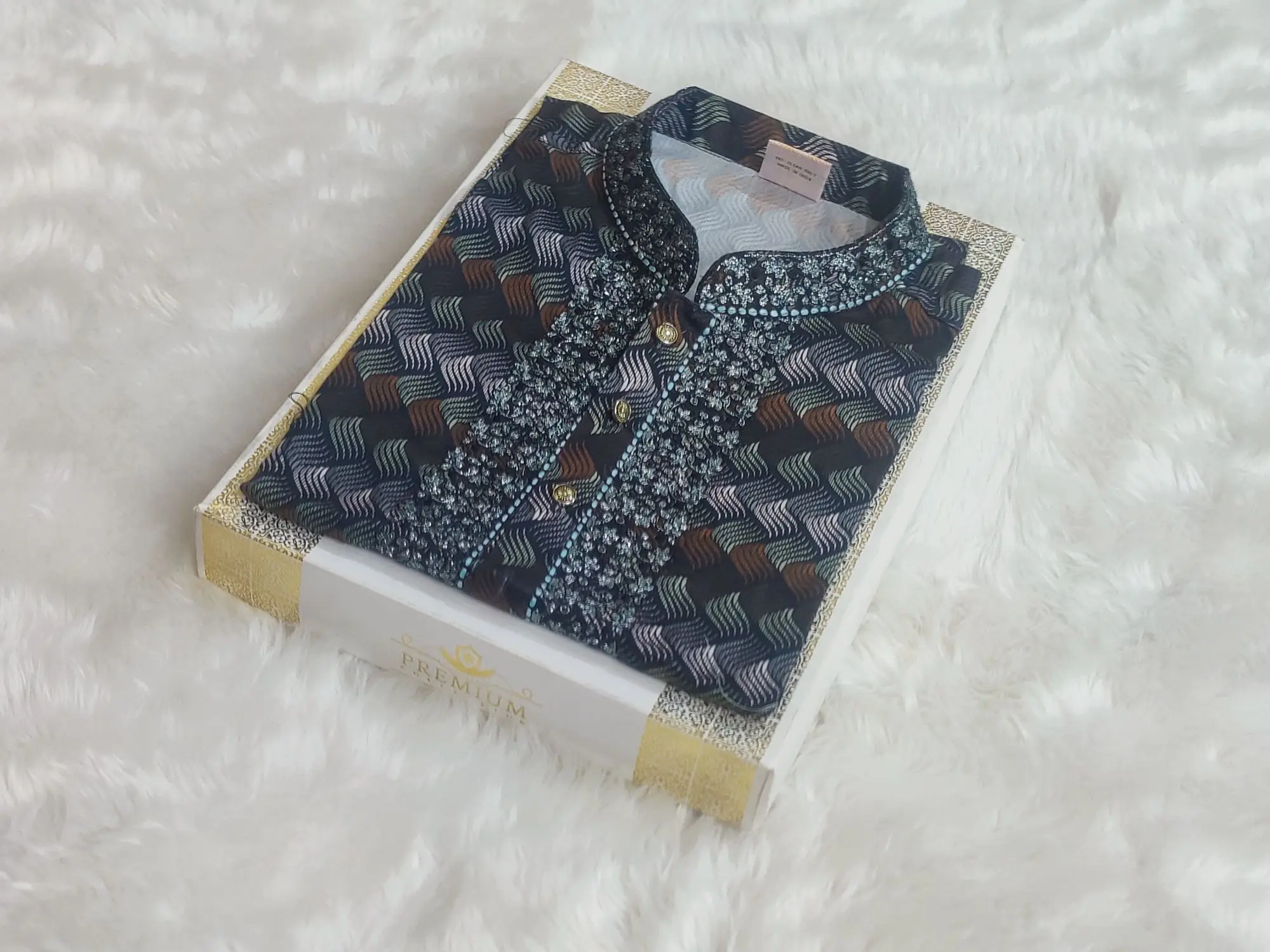 Picture of jekect print high quality mens panjabi comfort for summer