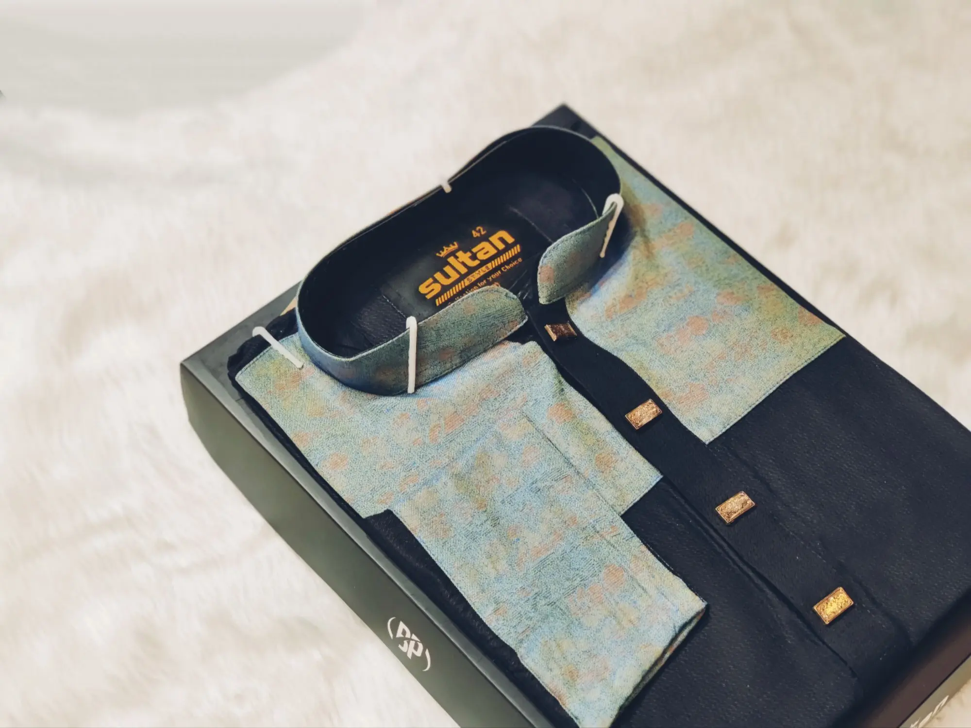 Picture of Mens premium Hand and chest contrast high quality panjabi