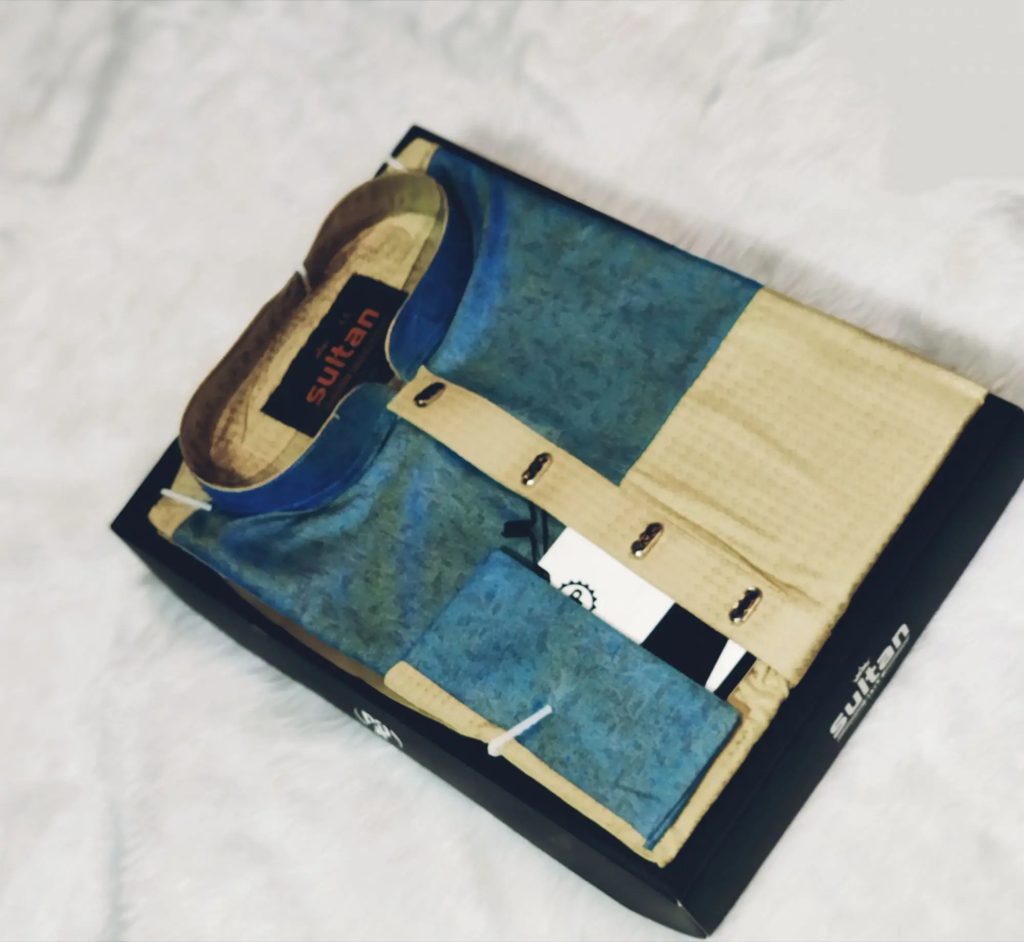 Picture of Mens premium Hand and chest contrast high quality panjabi