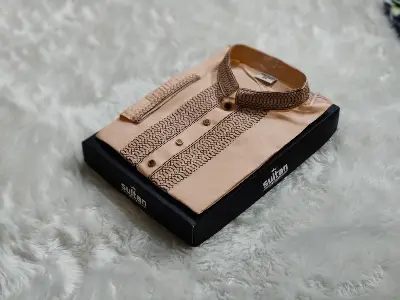 Picture of Mens new design panjabi pure cotton febric