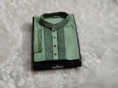 Picture of Mens new design panjabi pure cotton febric