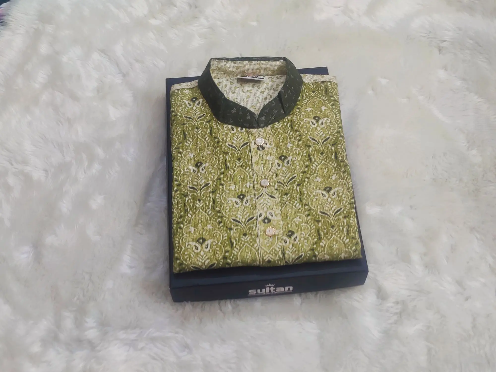 Picture of Micro stich febric mens viral panjabi exclusive ambrodary work panjabi