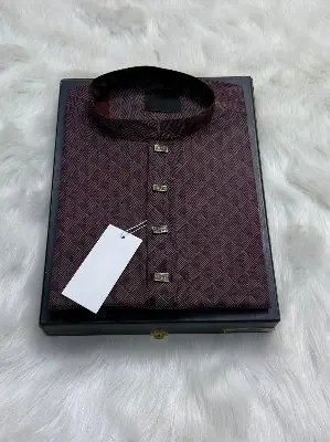 Picture of Satin febric High quality premium colours panjabi for men