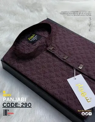 Picture of Mens smart look simple desing panjabi for men 2026
