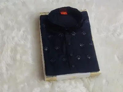 Picture of colouring jolchap secuance work panjabi, high quality premium desing panjabi for men