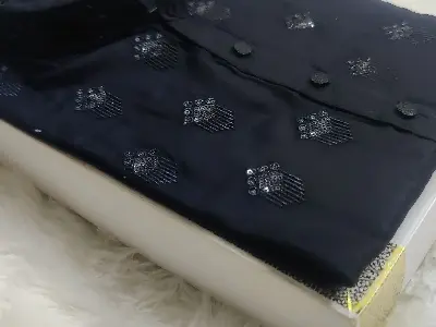 Picture of colouring jolchap secuance work panjabi, high quality premium desing panjabi for men