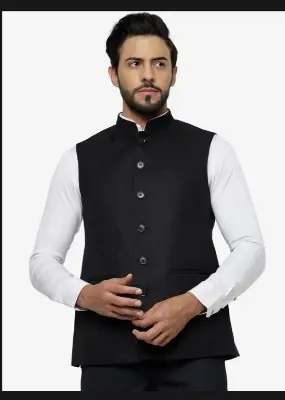 Picture of Mens waists vests coat winter special panjabi koti for men