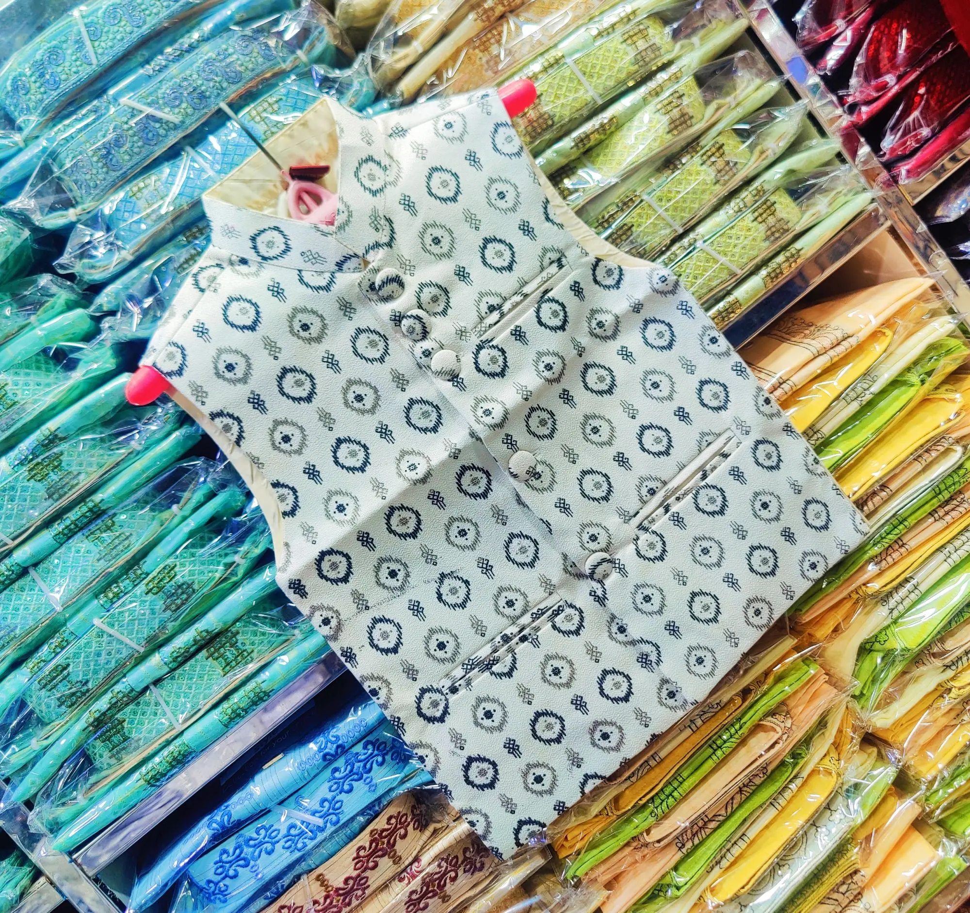 Picture of Baby Fasionable waists and vest coat panjabi kotu for boys