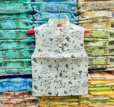 Picture of printed winter special boys coat panjabi coat for boys