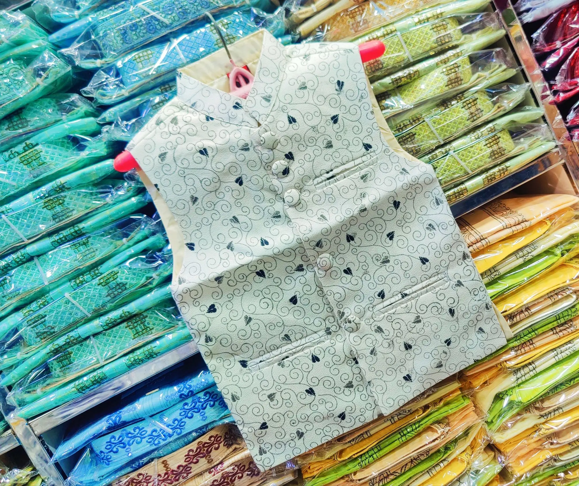 Picture of boys winter special waist coat panjabi coat for boys