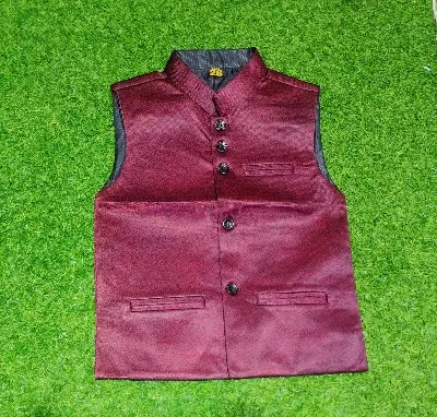 Picture of lBaba cheler matching panjabi coat Fasionable coat for like father like son