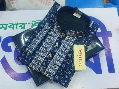 Picture of premium quality snap button shade Design panjabi