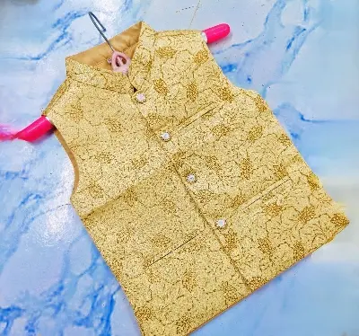 Picture of boys panjabi kuti boys waist coat Fasionable styles comfortable waist coat