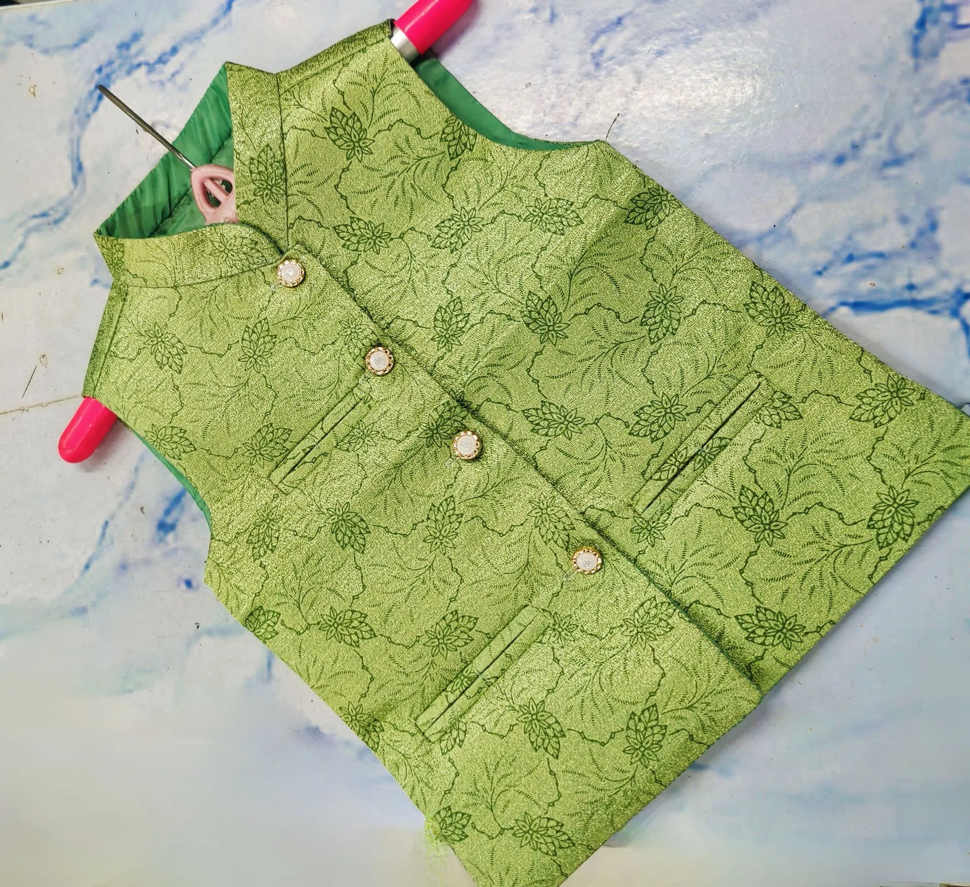 Picture of boys panjabi kuti boys waist coat Fasionable styles comfortable waist coat