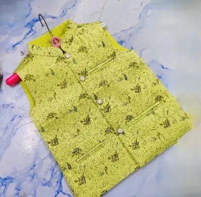 Picture of boys panjabi kuti boys waist coat Fasionable styles comfortable waist coat