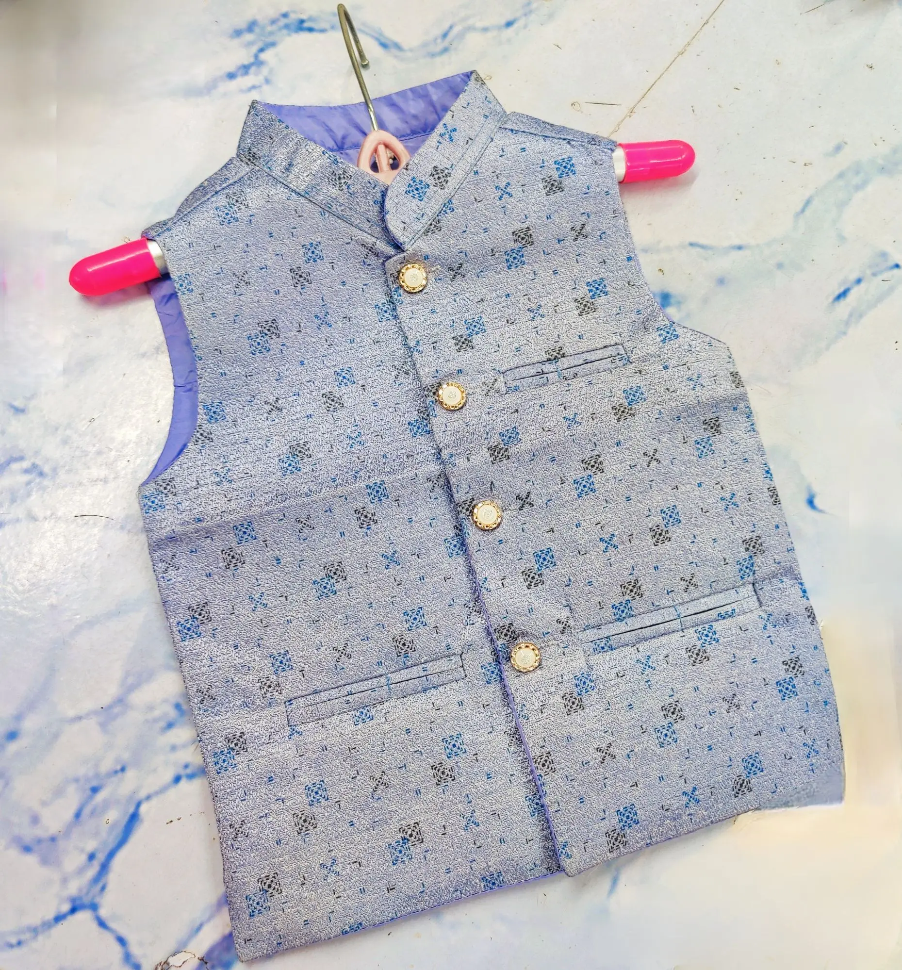 Picture of boys panjabi kuti boys waist coat Fasionable styles comfortable waist coat