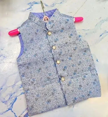 Picture of boys panjabi kuti boys waist coat Fasionable styles comfortable waist coat