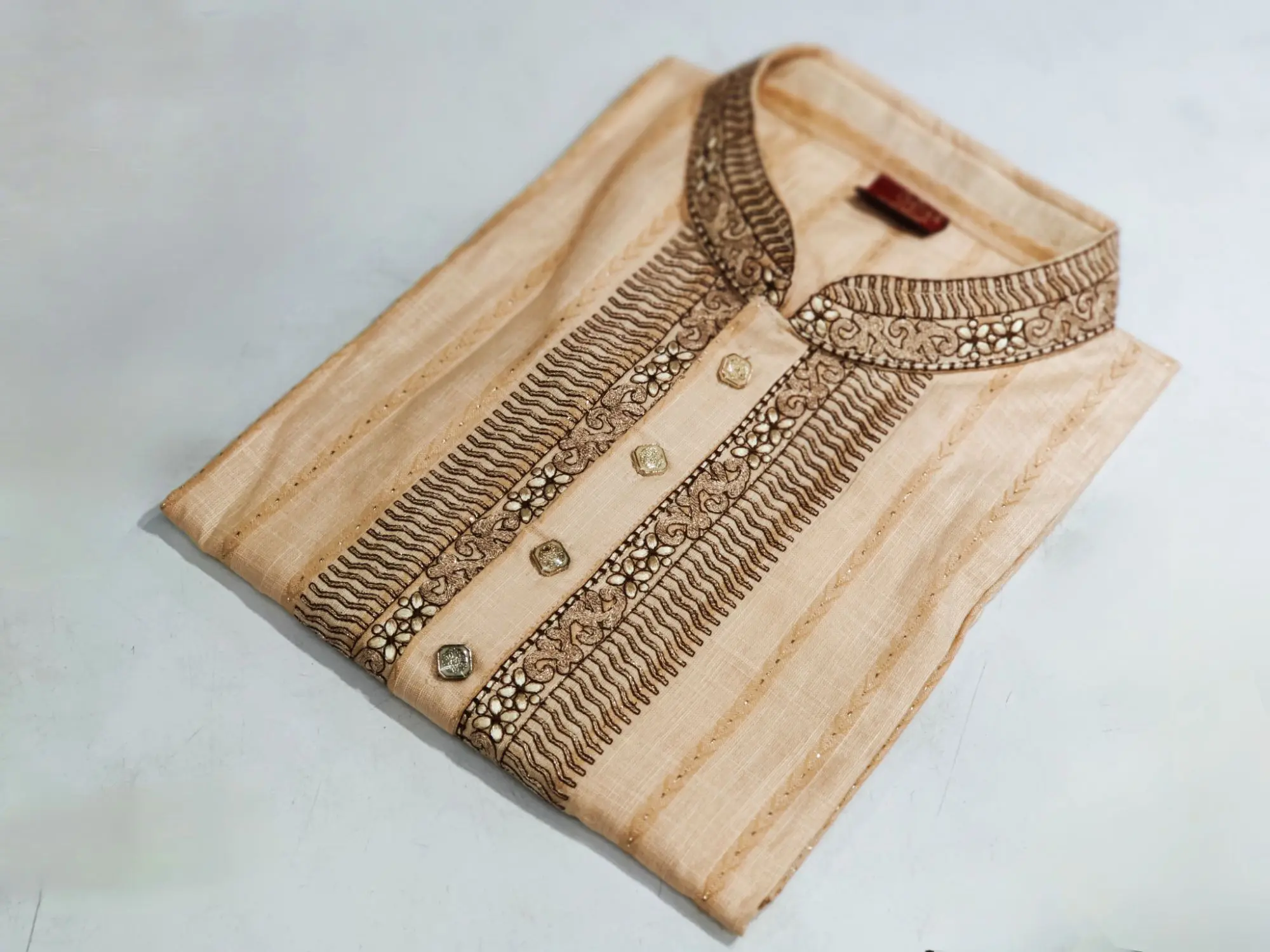 Picture of premium Light colour Desing panjabi new Fasionable panjabi