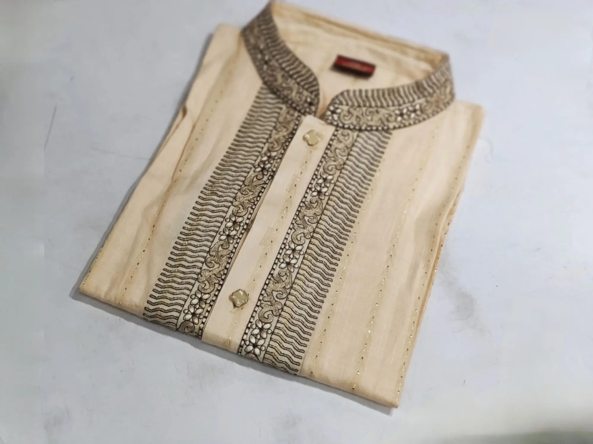 Picture of premium Light colour Desing panjabi new Fasionable panjabi