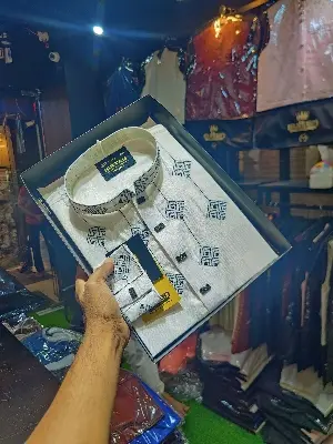 Picture of Mans new design premium look simple desing snap button  punjabi