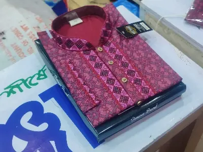 Picture of Super Hitt Super premium contrast unique Desing  dAshing Punjabi for Men