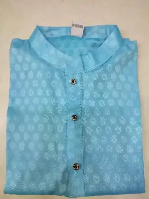 Picture of yellow night special panjabi  holuder Fasionable various colour kids to men panjbi